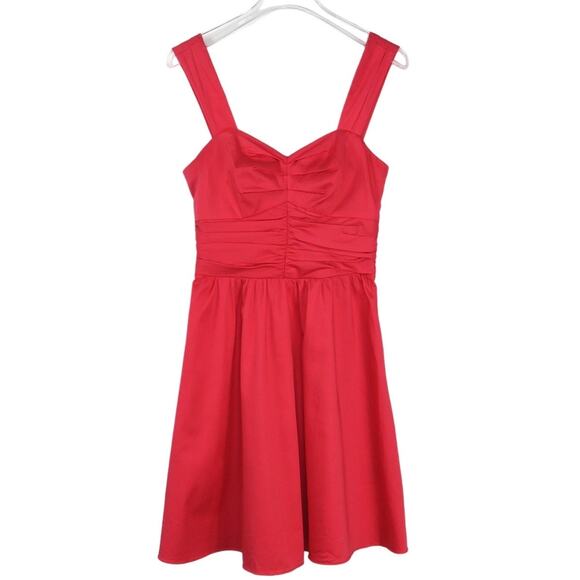 Y2k Express Coral Pink Satin Babydoll Mini Dress Small Party Cocktail Dress - Picture 3 of 6